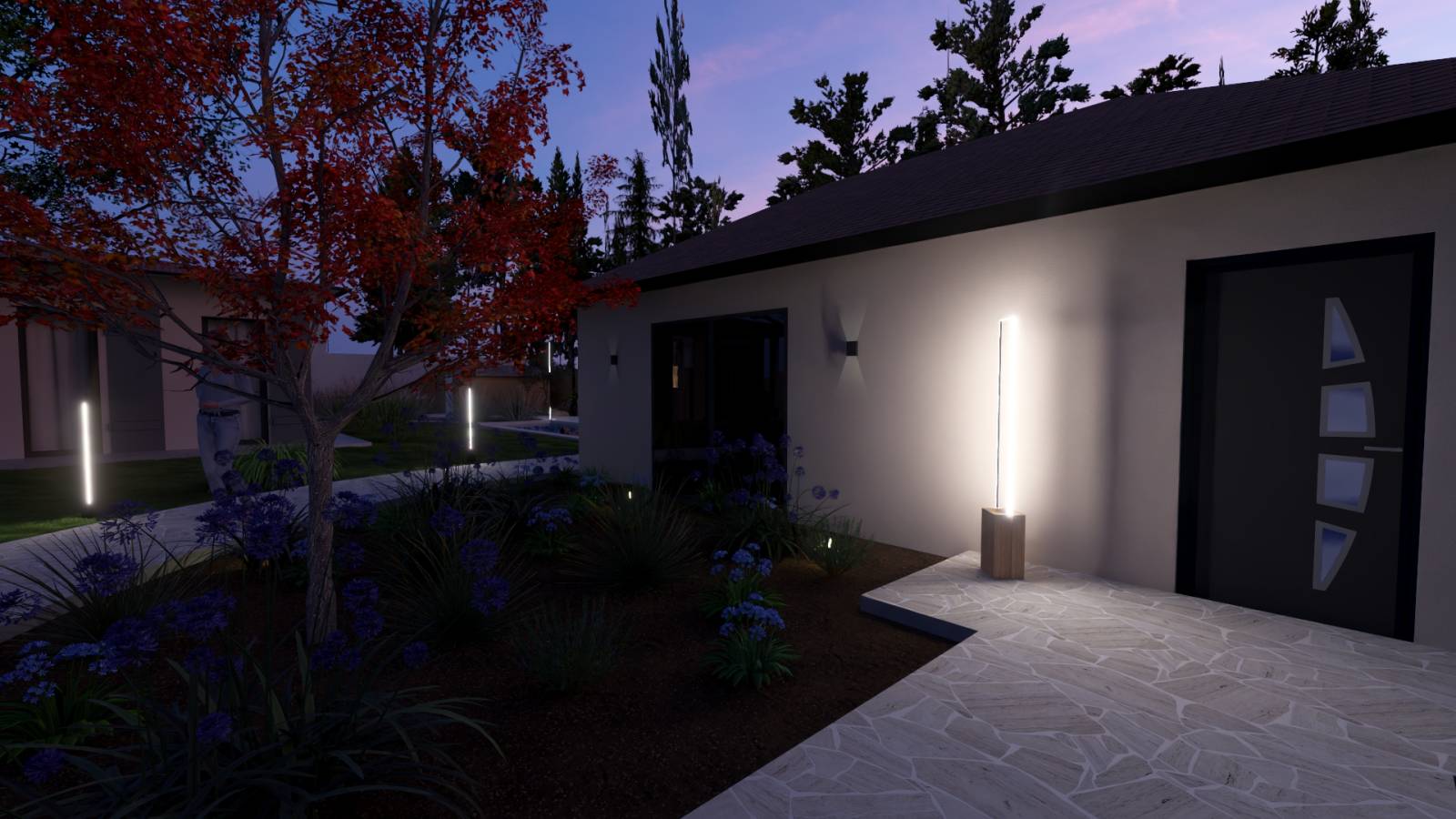 Conception paysage et rendus réalistes à CADAUJAC