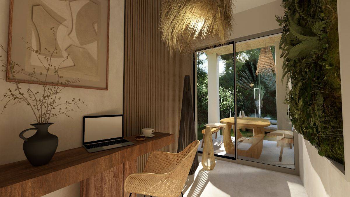 Conception à distance d’un aménagement intérieur et paysager ambiance indonésienne à Koh Samui – Lamaia