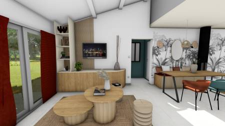 Notre zone d'activité pour ce service Conception espace extérieur avec proposition de mobilier personnalisé et création d’une ambiance cosy en accord avec le style souhaité